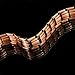Reevaria Mens Elegant Guaranteed 99.9% Pure Copper 4 Elements in 1 Magnetic Therapy Bracelet Pain Relief for Arthritis and Carpal Tunnel