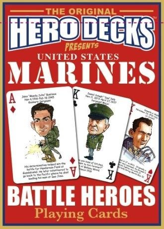 HeroDecks - U.S. Marines Battle Heros Playing Cards - USMC