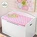 KidKraft Austin Toy Box Cushion - Pink with White Polka Dots, Soft Fabric Cover, Gift for Ages 3+