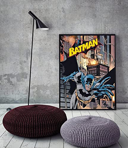 Bestact Diamond Painting Kits,Batman Diamond Art Kit for Adults Full Round Drill,Paint with Diamond for Gift,Wall Decor
