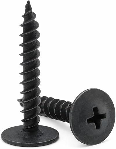 Keple 4.2mm x 32mm Wafer Head Self Tapping Screws Black Phosphate 25pcs