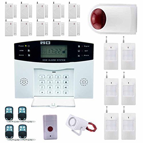 AG-security High efficiency security system 99+8 zone Automatic alarm GSM SMS Home Burglar Security wireless strobe outdoor siren Wireless Gsm Alarm System Detector Sensor Kit Remote Control