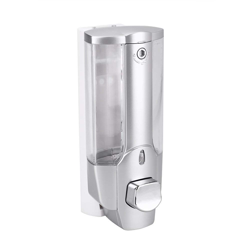 350ml Wall Mounted Bathroom Dispenser Soap Shampoo Lotion Box for Shower Washing (350ml)