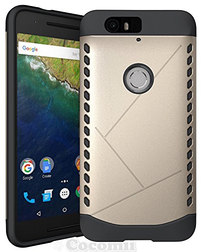 Huawei Nexus 6P Case, Cocomii [HEAVY DUTY] Shield Case :::NEW::: [ULTRA VULCAN ARMOR] Premium Shockproof Cushion Bumper Case [MILITARY DEFENDER] Full-body Rugged Dual Layer Hybrid Cover (Gold)