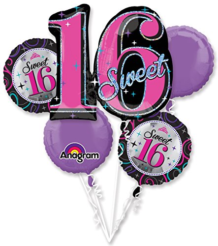 Sweet 16 Balloon Bouquet Each Party Supplies Import It All