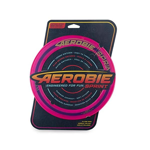 Aerobie-Aerobie-Sprint-Ring-Outdoor-Flying-Disc-10-Inches-Magenta Aerobie Sprint Ring Outdoor Flying Disc - 25cm - Mutlicolor