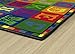 Flagship Carpets Early Blocks Colorful ABC Alphabet Children's Rug for Classroom or At Home Educational Learning Area, Playroom, Kid's Bedroom Mat, 3' x 5', Multi-color