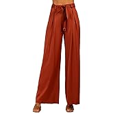 Trina Turk Women's Wide Leg Satin Pants