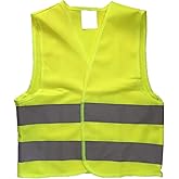 Kids High Visibility Reflective Safety Vest for Costume Running Cycling Size