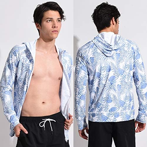 ファスナーポケット付き ラッシュガード メンズ 水着 Uvカット 長袖 パーカー Upf50 Ls B07t6hkgl1 1 190円 大人気 New Arrival 最安値挑戦 年中無休 高品質 通販