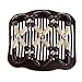 Susada Magic Wood Beads Double Hair Comb Clip Stretchy Women Hair Accessories(Beige)