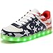 HengVanTong USB Charging 11 Colors LED Shoes, Light Up Flashing Fashion Sneakers For Mens & Womens