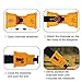 ADINC Chainsaw Sharpener Universal Chain Saw Blade Sharpener Fast Sharpening Stone Grinder Tools Bar Mounted Chainsaw Teeth Sharpener Fit for 14/16/18/20 Inch Chain Saw Bar with 2 Holes
