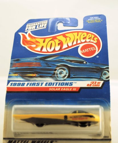 Hot Wheels 1998 First Editions: Solar Eagle III (#23 of 40) 1:64 Scale Collector Car #650