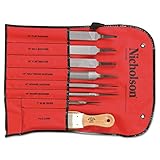 Nicholson 183-22025NN 22025NN 8 Piece Machinist File Set