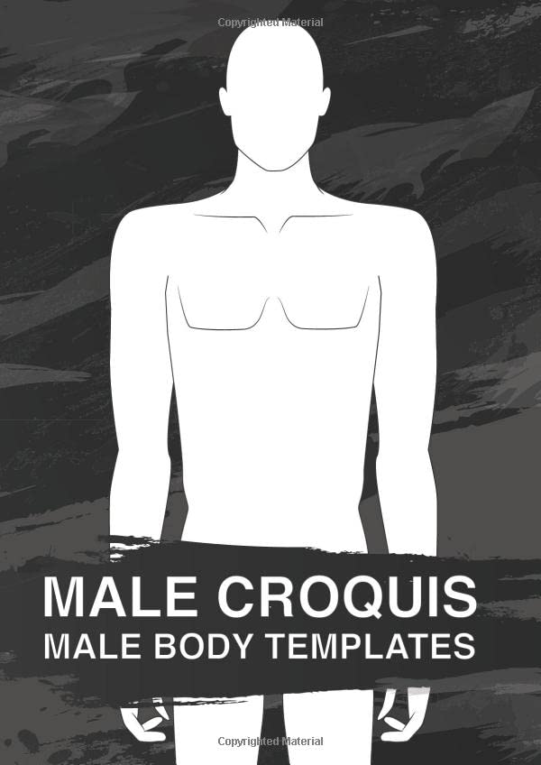 Mua Male Croquis Male Body Templates Male fashion croquis sketchbook