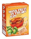 Monk Fruit In The Raw Zero Calorie Sweetener, 40