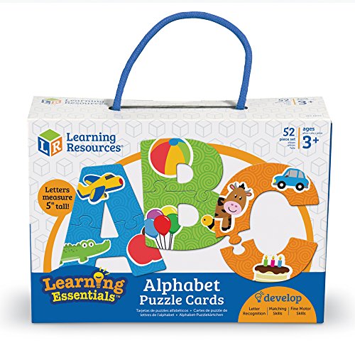 Learning Resources Alphabet Puzzle Cards, Early ABCs, Toddler Puzzle