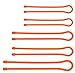 The Most Amazing Twist Ties For Organizing Your Gear (5-Pack Assorted Super Duty Bundle, 2 x 18 Inch, 2 x 24 Inch, 1 x 32 Inch-Extra Thick Diameter). Use For Organizing, Bundling, Securing Your Medium-To-Large Gear And Appliances - Cables, Cords, Dog Leashes, Ropes, Hoses, Yoga Mat's, Etc. Keep'em Tangle Free & Organized With a Simple Wrap & Twist Motion. Must Have Item For Camping & Backpack Pack Pockets, Sports, Garage, Work, Automobile & Boat Accessories With Bendable, Reusable Tie Downs. 100% Satisfaction Guarantee!