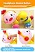Coolecool Press and Crawl Cute Creeping Worm Baby Toys 6 to 12 Months Toddler Activity Toys with Smiling Face, Sweet Music and Pretty Lights (Multicolored)