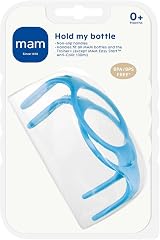 MAM Hold My Bottle Handles 2 Pack Compatible with MAM Bottles Blue view 2