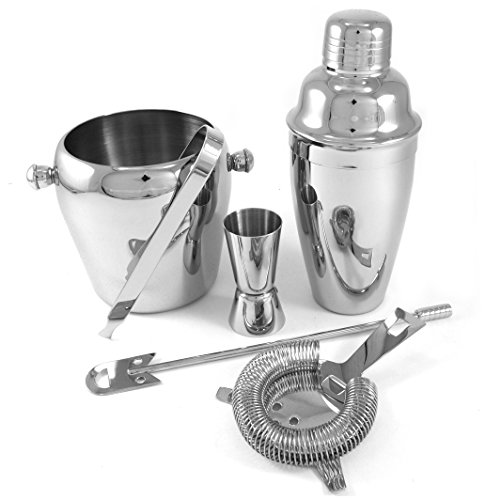6 Piece Stainless Steel Bar Set