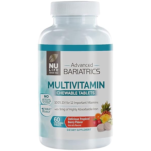 MULTIVITAMIN CHEWABLE TABLETS DELICIOUS TROPICAL BERRY FLAVORED (60 CHEWABLE TABLETS)