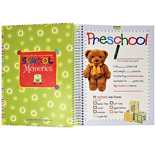 4 Keepsake+Scrapbook+Memories+Preschool+Portfolio