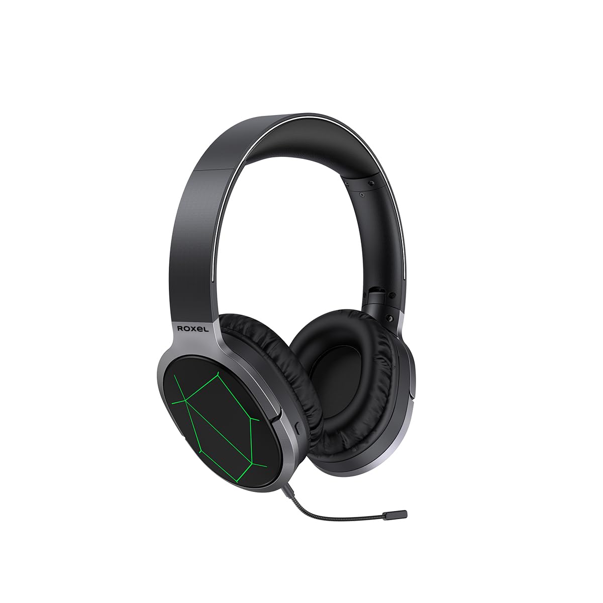 Roxel RGM500-BT Wireless Gaming Headphones, Stereo Sound, Long-Distance Control, 100h Stand-by Time, 14h Play Time, 2h Charging Time, 10m Distance