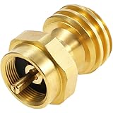 Hooshing Steak Saver Adapter 1LB Propane Gas Grill Converter Adapter Universal Disposable Small Bottle for BBQ Grill 1''-20 M