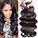 B&F Hair Brazilian Virgin Body Wave Weft 3 Bundles 10-26inch 100% Unprocessed Virgin Human Hair Extensions Natural Color (100+/-5g)/pc (8 10 12)