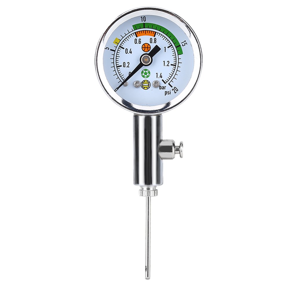 Ball Air Pressure Gauge, Portable Sports Gauge for Basketball, Football, Soccer