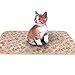 iNNEXT 2 Pack Puppy Blanket for Pet Cushion Small Dog Cat Bed Soft Warm Sleep Mat, Pet Dog Cat Puppy Kitten Soft Blanket Doggy Warm Bed Mat Paw Print