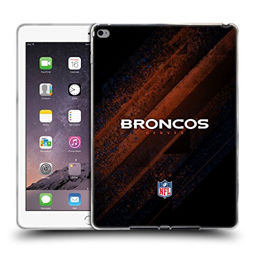 Official NFL Blur Denver Broncos Logo Soft Gel Case for Apple iPad Air
