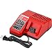 Topbatt Replacement for Milwaukee M18 Battery Charger 14.4V-18V Lithium ion XC 48-11-1850 48-11-1840 48-11-1815 48-11-1828 primary