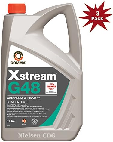 Comma Xstream G48 Antifreeze/Coolant Blue/Green Concentrated 3x5L= 15 Litre