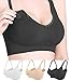 OTIOTI 3 Pack Nursing Bra for Breastfeeding Women Maternity Bralette Wireless Sleeping Bras(Black/Beige/White,L)