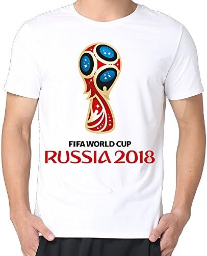 Men's 2018 Fifa World Cup Russia Crewneck Collar Classic Short Sleeve T Shirts