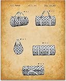 Louis Vuitton Handbag Patent - 11x14 Unframed Patent Print - Great Gift Under $15 for Louis Vuitton Fans and Collectors
