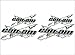 CAN-AM Team 3DX / CAMO WHITE / 4 PACK Vinyl Vehicle ATV Utility Graphic Decal Stickers