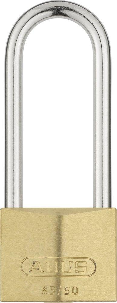 ABUS 03874 127mm Long Shackle Service Brass Padlock with 2745 Alike Keyed