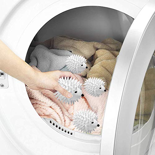 image for AKEfit AKE-fit Dryer Balls, 4pcs Reusable Plastic Natural Laundry Ball