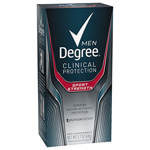 Degree Men Clinical Antiperspirant Deodorant, Sport Strength 1.7 oz (Pack of 2)