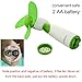 INTSUN Handheld Portable Battery Operated Cooling Mini Fan Electric Personal Fans for Home and Travel (Green)