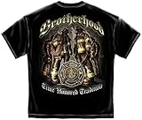 Firefighter T-Shirt Time Honor Tradition X-Large Black