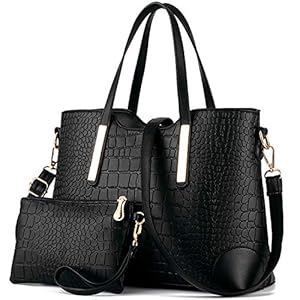 TcIFE Bolsos de Mujer Bolso Hombro Bolso Bandolera Bolso Señoras Tote 3pcs Set