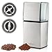 Brewberry Elite Series Electric Coffee Grinder, Espresso and Coffee Mill, Grinds Seeds, Spices, Coffee Beans, Nuts, Herbs and Beans, 2 High Precision Blades and 2 Removable Stainless Steel Cups