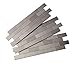 Aspect Peel and Stick Backsplash 12inx4in Subway Stainless Matted Metal Tile Sample for Kitchen and Bathrooms