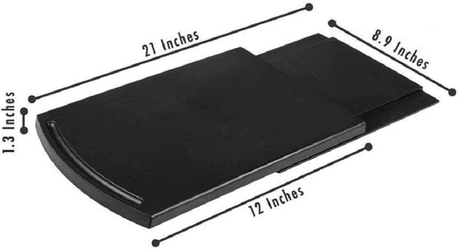 Appliance Caddy Sliding Coffee Maker Tray, 12" Coffee Pot Slider Machine Mat Under Countertop Rolling Tray for Blender Toaster with Smooth Rolling Wheels(2 Pack,Black): Kitchen & Dining