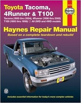 Toyota Tacoma 1995 2004 4runner 1996 2002 T100 1993